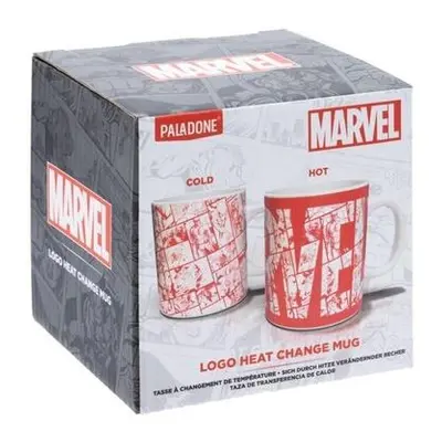 Epee Merch Marvel logo Měnící se hrnek 315 ml