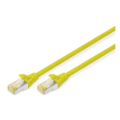 Digitus CAT 6A S-FTP patch cable, Cu, LSZH AWG 26/7, length 10 m, color yellow