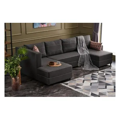 Atelier del Sofa Corner Sofa-Bed Ece Panoramik - Anthracite