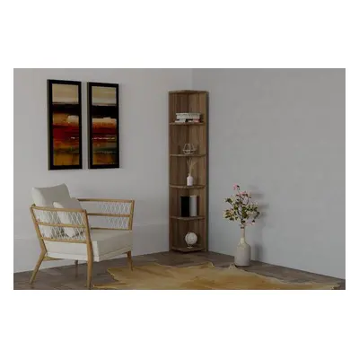 Hanah Home Bookshelf Levanzo Walnut