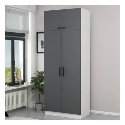 Hanah Home Wardrobe Kale Anthracite - 2234