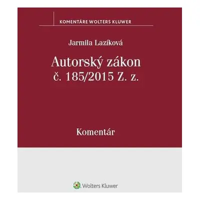 Autorský zákon č. 185/2015 Z. z