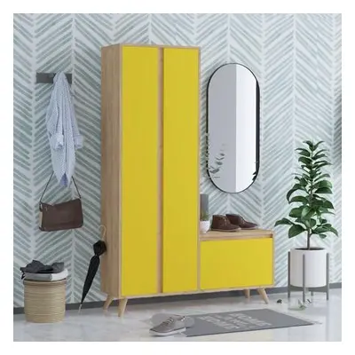 Hanah Home Hall Stand UTTA OakYellow