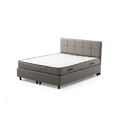 Hanah Home Single Bed Base & Headboard Vitalia 120 x 200 - Light Grey