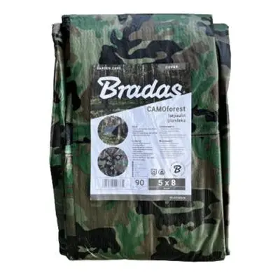 Bradas Plachta zakrývací 8x5m, 90g, maskovací CAMOforest BR-PLCF905/8