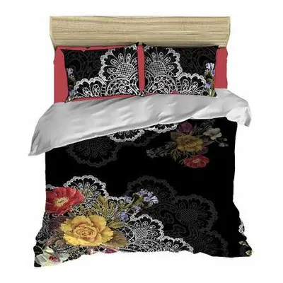 L'essentiel Maison Single Quilt Cover Set 115 BlackRedWhiteYellow