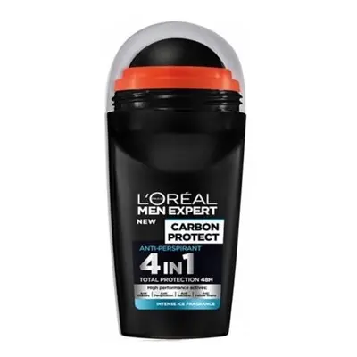 L´Oréal Paris Kuličkový antiperspirant pro muže Carbon Protect 50 ml