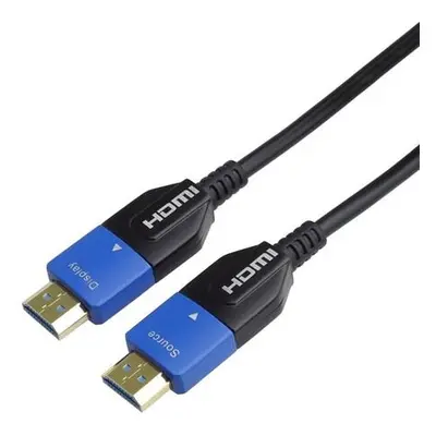 PremiumCord Ultra High Speed HDMI 2.1 optický kabel 8K@60Hz 4K@120Hz 20m zlacený