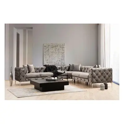 Atelier del Sofa Corner Sofa Como Right - Anthracite