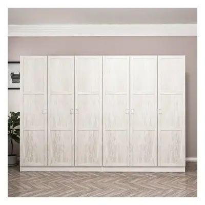 Hanah Home Wardrobe Kale - 3834 White