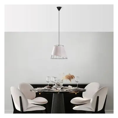 Opviq Chandelier Coniform - Beige, Silver BeigeSilver