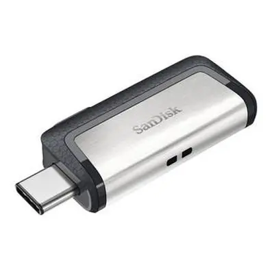 SanDisk Ultra Dual USB-C Drive 64GB / USB 3.0 Typ-C / USB 3.0 Typ-A / stříbrný, SDDDC2-064G-G46