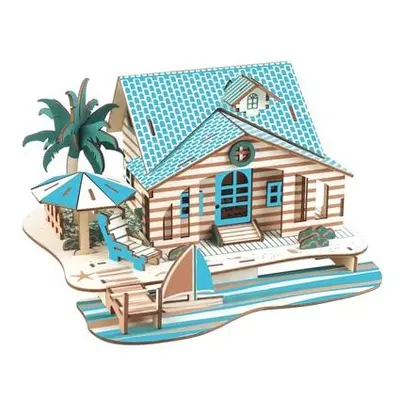 Woodcraft Dřevěné 3D puzzle Vila na Bali