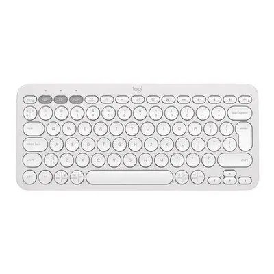 Logitech klávesnice Pebble Keys 2 K380s, CZ, bezdrátová, bílá, 920-011852