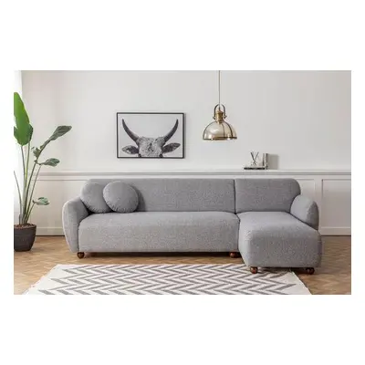 Atelier del Sofa Corner Sofa Eddy Corner (L3-CHL) - Light Grey