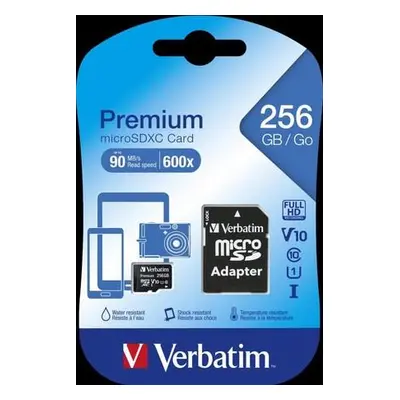 VERBATIM 44087 Premium microSDXC 256GB