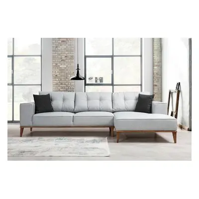 Atelier del Sofa Corner Sofa-Bed Montana Corner Right (L3+Chl) Light Grey