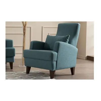 Atelier del Sofa Wing Chair Kana Bergere - Turquoise