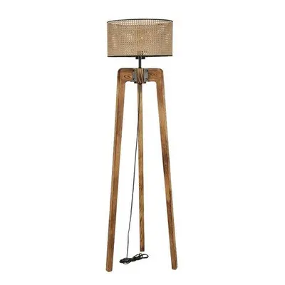 Opviq Floor Lamp 8581-5 WalnutBeige