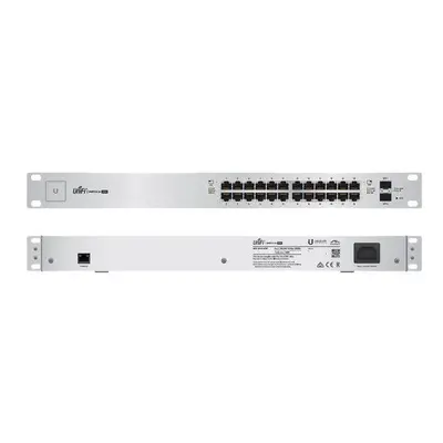 Ubiquiti UniFi Switch 24-port Gigabit Ethernet, 2x SFP, PoE 24V, PoE 802.3af/at (PoE budget 220W