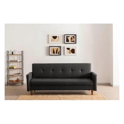 Atelier del Sofa 3-Seat Sofa-Bed Hiko - Dark Grey