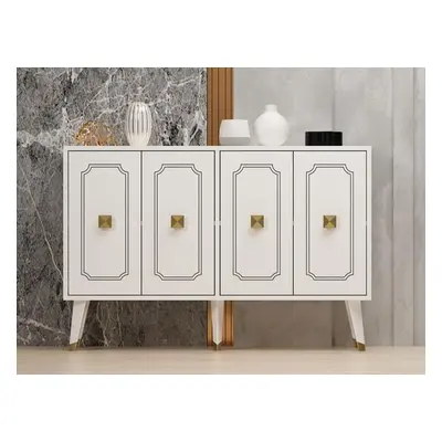 Hanah Home Console Roland - White, Gold WhiteGold