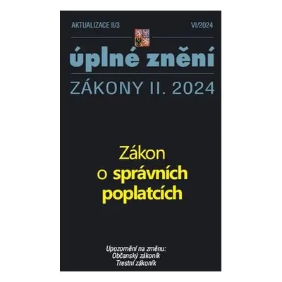 Aktualizace II/3 Zákon o správních poplatcích