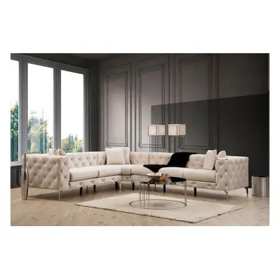 Atelier del Sofa Corner Sofa Como Left - Ecru