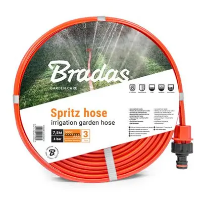 BRADAS Zavlažovací hadice 7,5m, oranžová SPRITZ HOSE