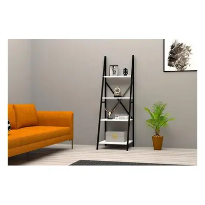 Hanah Home Bookshelf Passi - White, Black WhiteBlack