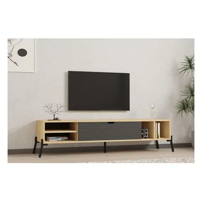 Hanah Home TV Stand Ponza - Sapphire Oak, Antracite Sapphire OakAnthracite