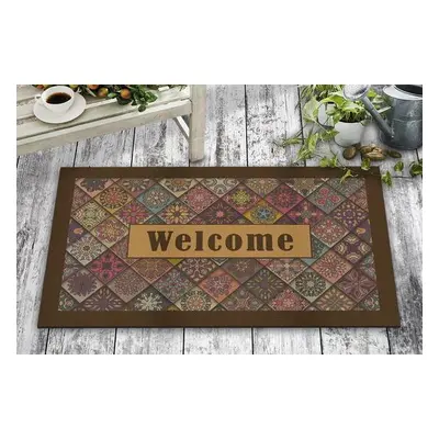 Aberto Design Pvc Doormat Tile Multicolor