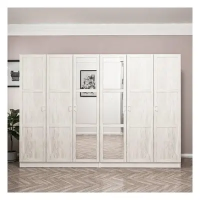 Hanah Home Wardrobe Kale - 3847 White