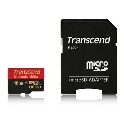 Transcend microSDHC 16 GB UHS-I U1 TS16GUSDHC10U1