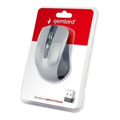 Gembird MUSW-4B-04-BG/Cestovní/Optická/Bezdrátová USB/Černá-stříbrná, MUSW-4B-04-BG