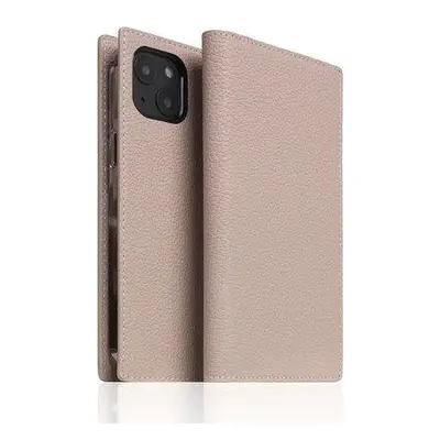 SLG Design puzdro D8 Full Grain Leather pre iPhone 14 - Light Cream