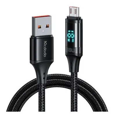 Kabel Mcdodo CA-1070 USB na Micro USB, 3A, 1,2 m (černý)