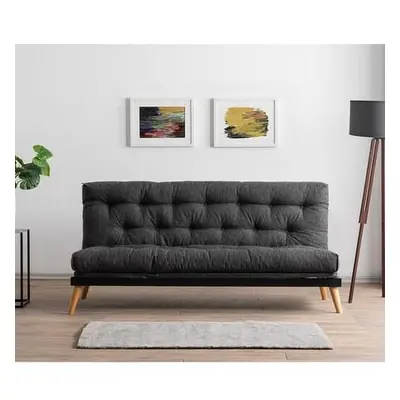 Atelier del Sofa 3-Seat Sofa-Bed Saki - Dark Grey