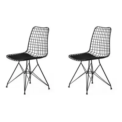 Hanah Home Chair Set (2 Pieces) Tivoli 271 V2 Black