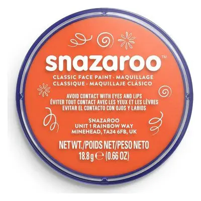 SNAZAROO Barva na obličej Oranžová (Orange) 18ml