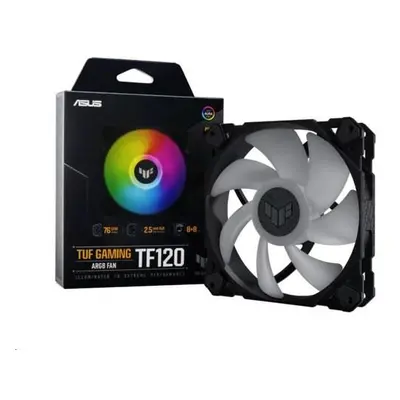 ASUS ventilátor TUF GAMING TF120 ARGB, 120mm PC case fan, 90DA0030-B09000