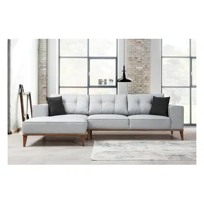 Atelier del Sofa Corner Sofa-Bed Montana Corner Left (Chl+3R) Light Grey