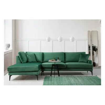 Atelier del Sofa Corner Sofa Papira Corner (CHL+3R) Green