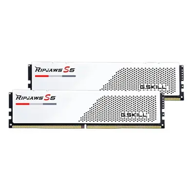 G.SKILL 64GB kit DDR5 6000 CL30 Ripjaws S5 white, F5-6000J3040G32GX2-RS5W