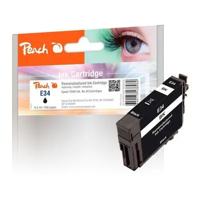 PEACH kompatibilní cartridge Epson T3461, No 34, Black, 6,8 ml, 320238