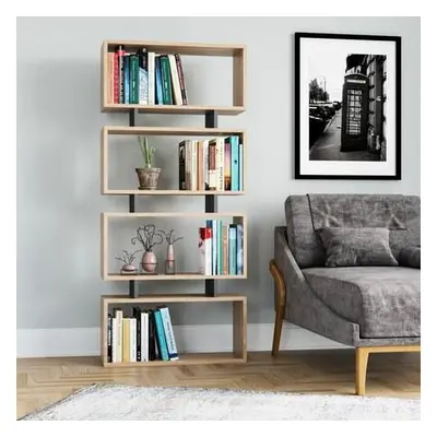 Hanah Home Bookshelf Langdon - Oak, Anthracite OakAnthracite