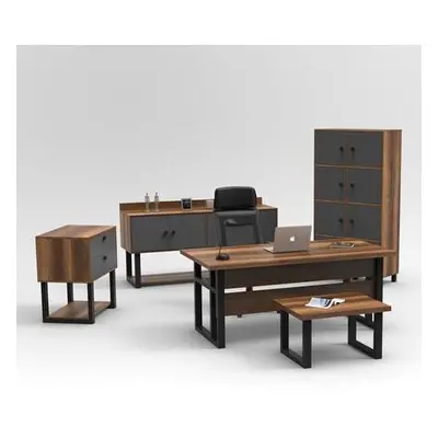 Hanah Home Office Furniture Set MN11-BA BaroqueAnthracite