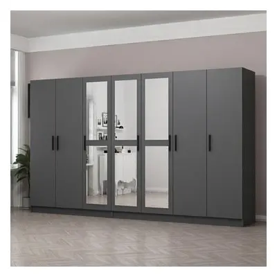 Hanah Home Wardrobe Kale - 5097 Anthracite