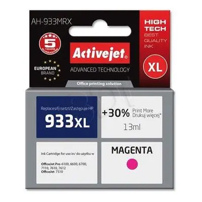 Atrament ActiveJet pre HP CN055AE (no.933XL) Magenta 14ml, AH-933MRX