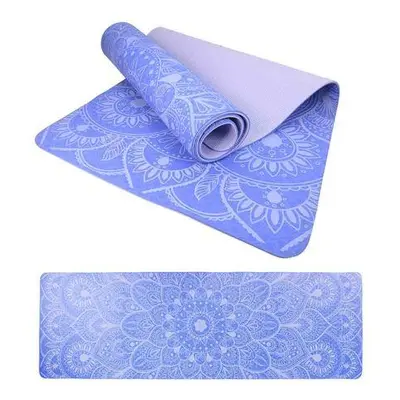 LIFEFIT YOGA MAT MANDALA DUO modrá